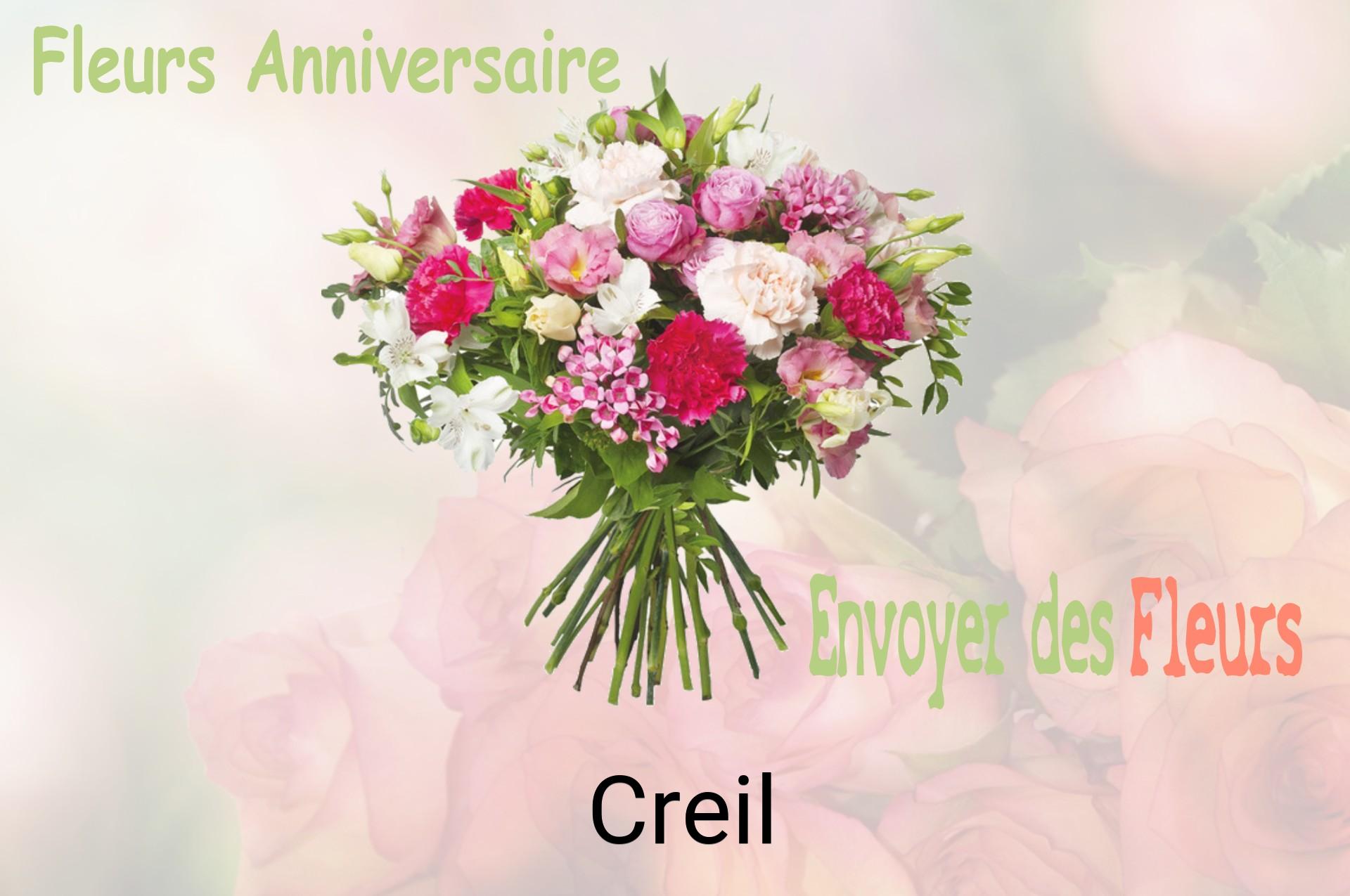 Bouquet de fleurs d’anniversaire livré à Creil