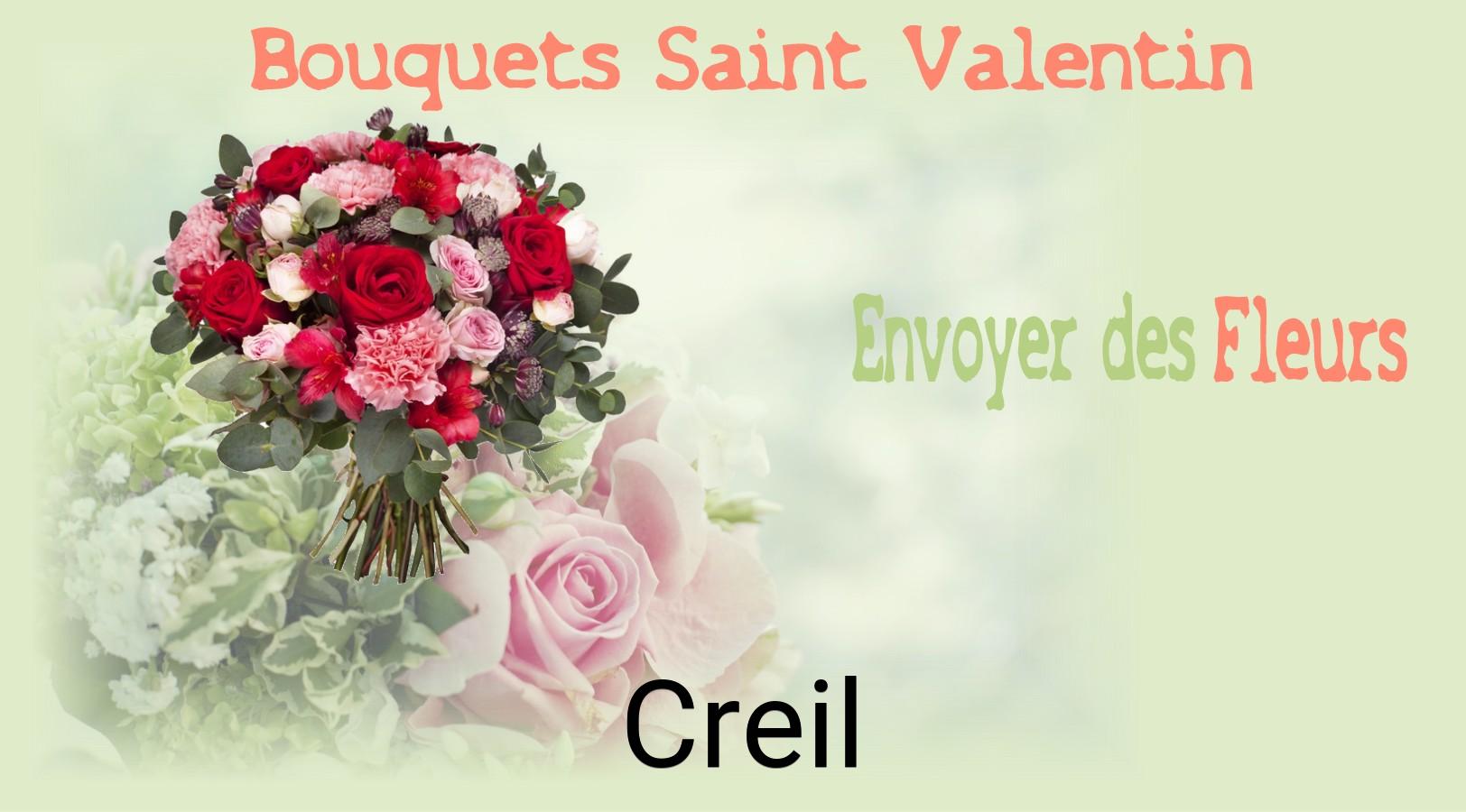 Roses de Saint-Valentin livrées à Creil